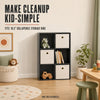 Minimalist Black Plastic Storage Tower