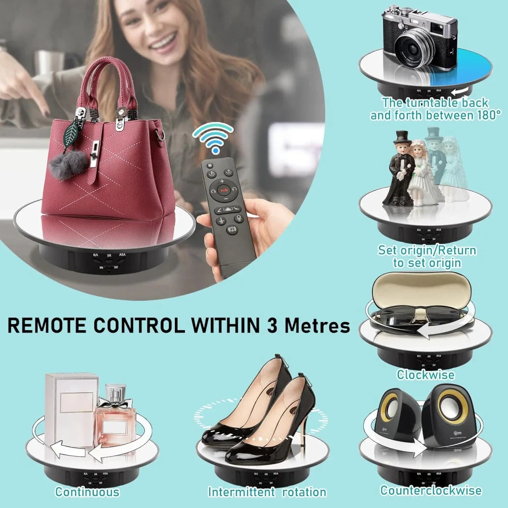 Motorized Rotating Display Stand