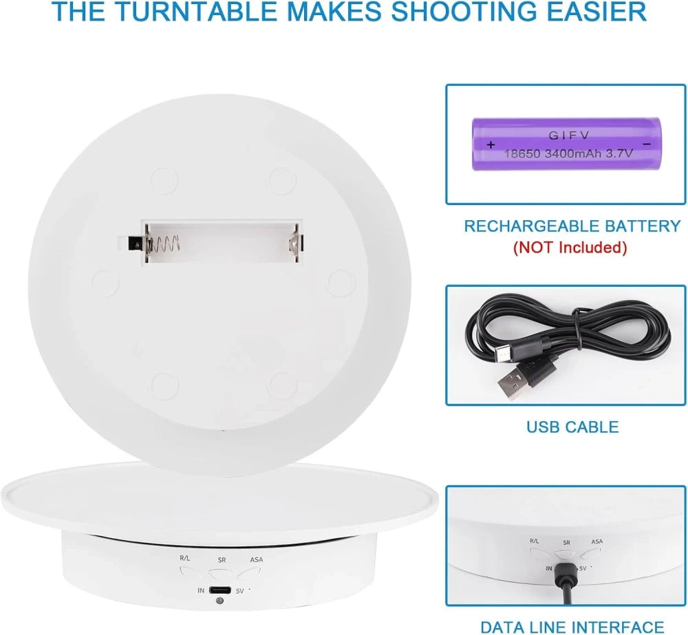 Motorized Rotating Display Stand