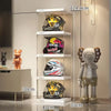 Acrylic Helmet Storage Cabinet