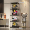 Acrylic Helmet Storage Cabinet