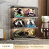 Acrylic Helmet Storage Cabinet