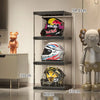 Acrylic Helmet Storage Cabinet