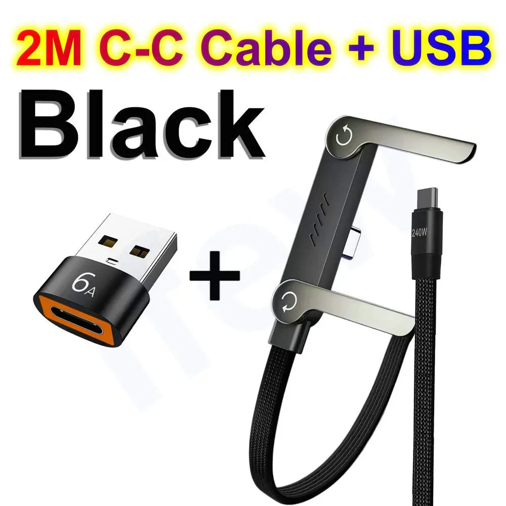 Foldable Stand Phone Charger Cable
