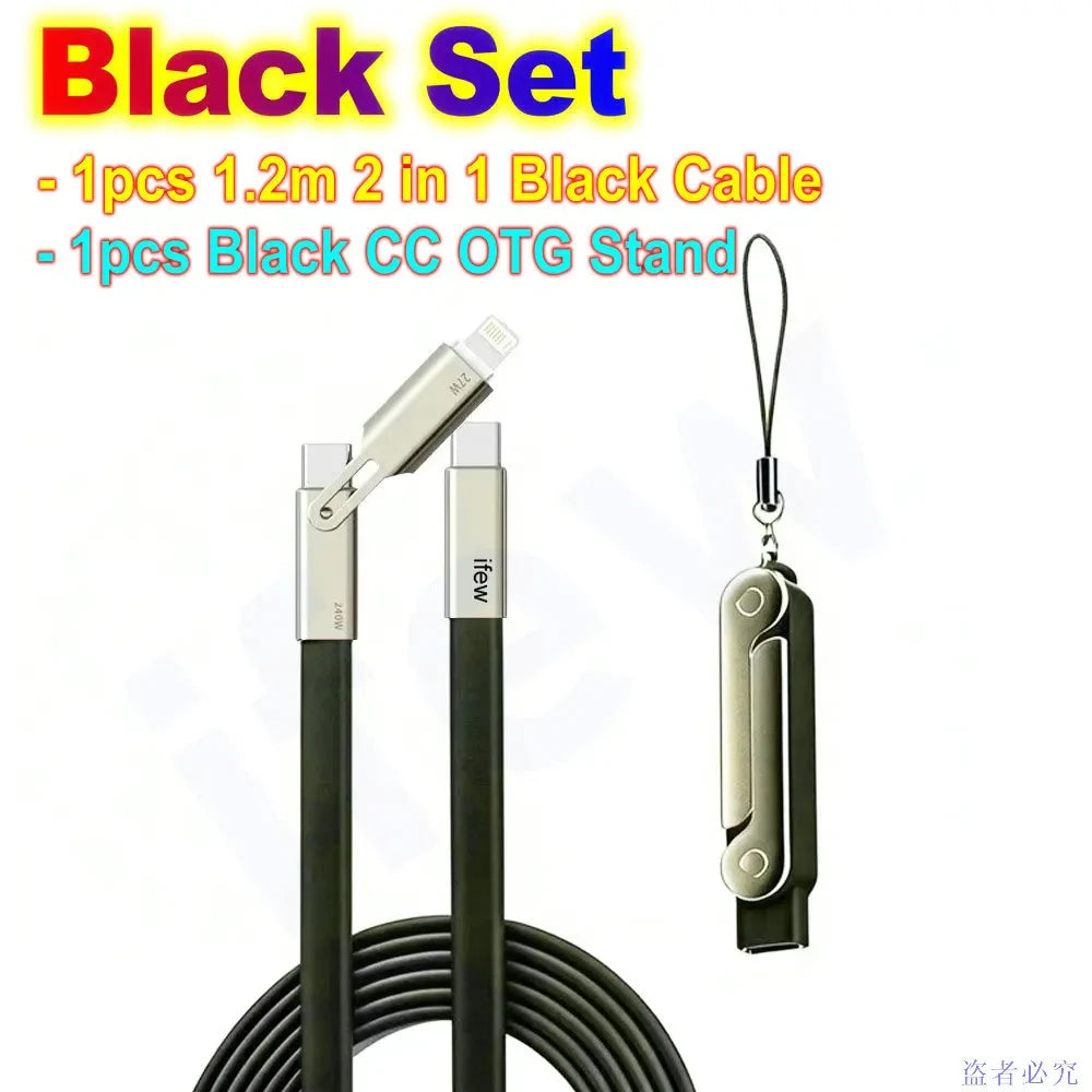 Foldable Stand Phone Charger Cable