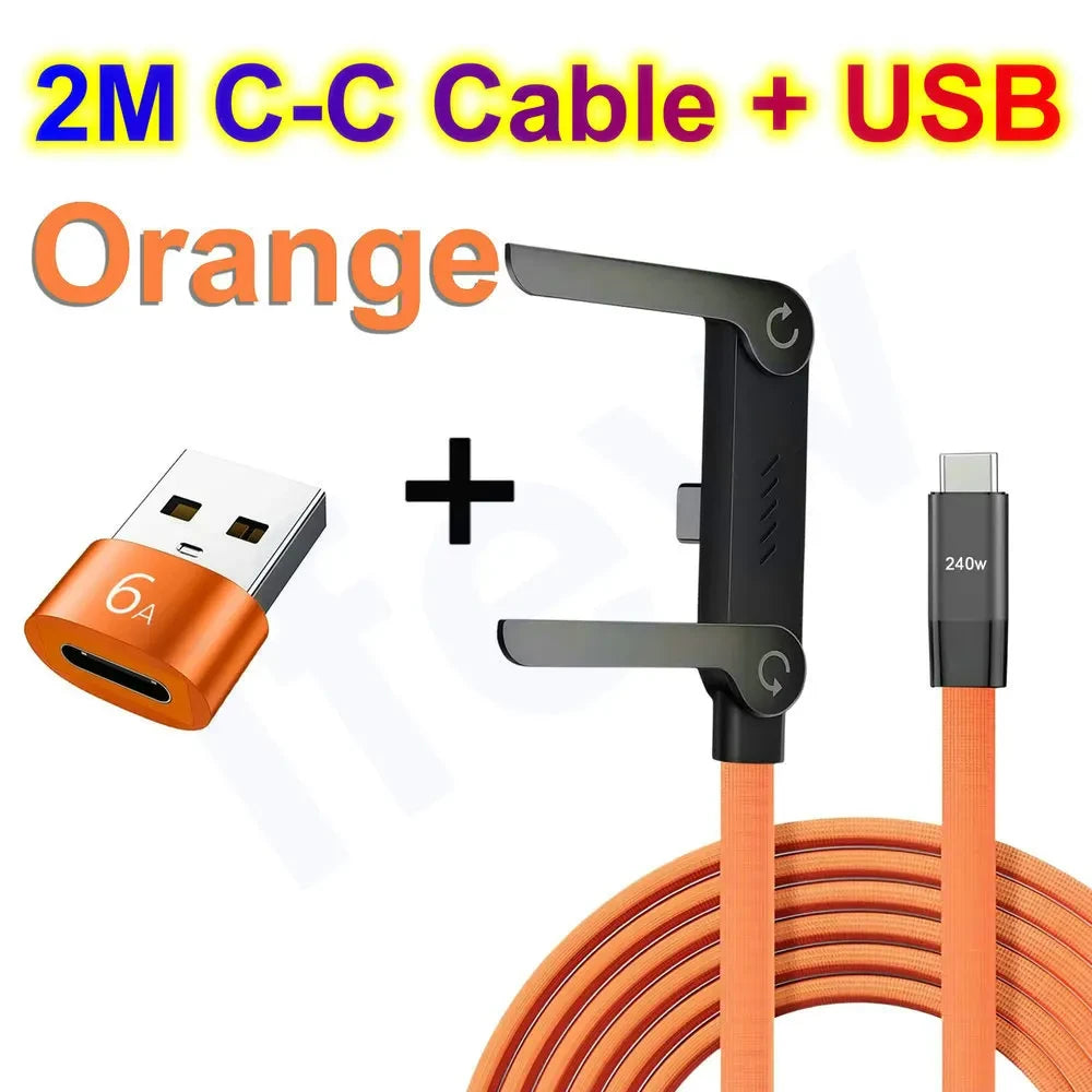 Foldable Stand Phone Charger Cable