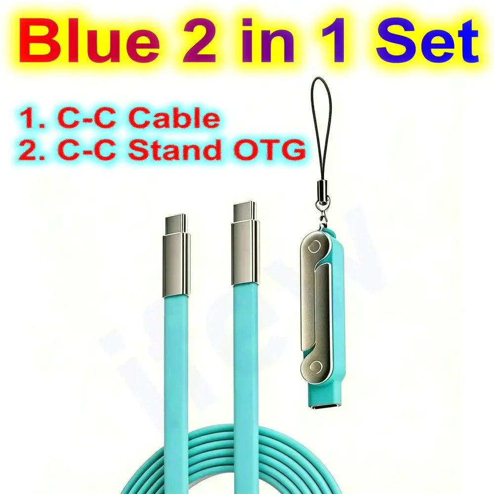 Foldable Stand Phone Charger Cable